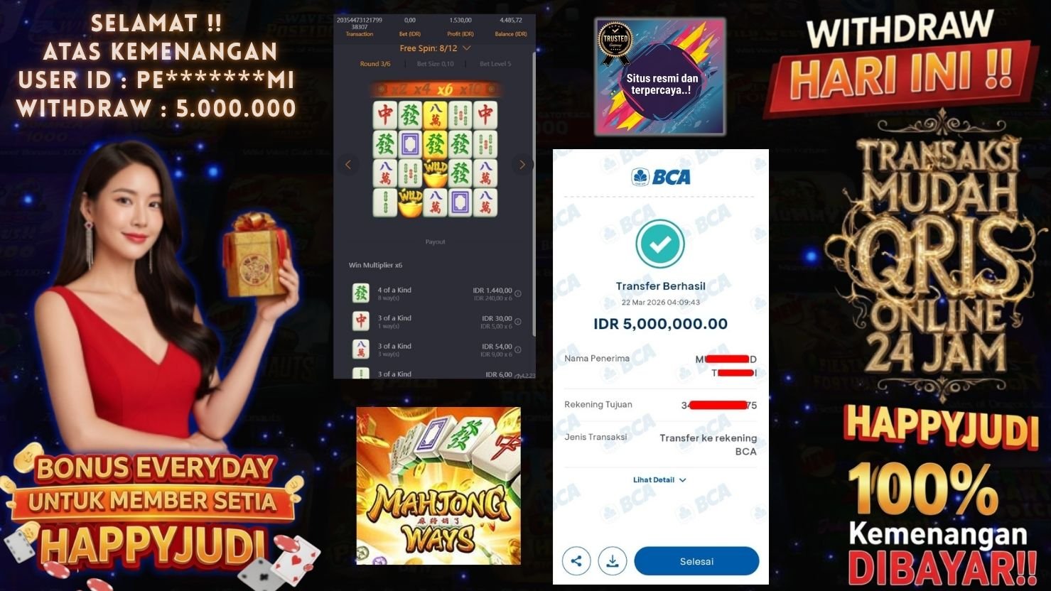 HAPPYJUDI JACKPOT SLOT MAHJONG WAYS 